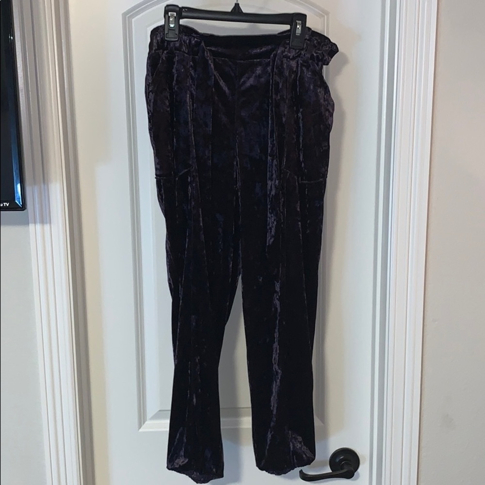 Velvet Dark purple joggers